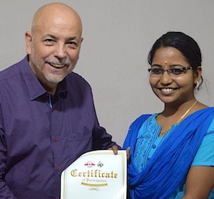 APTTI Student with certificate